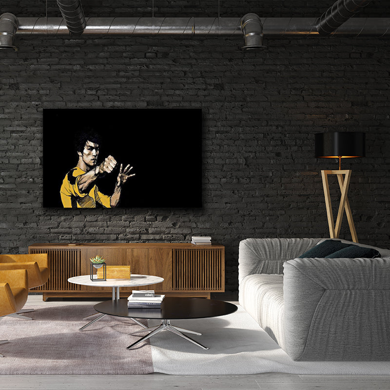 BLACK BRUCE LEE freeshipping - Wall Agenda