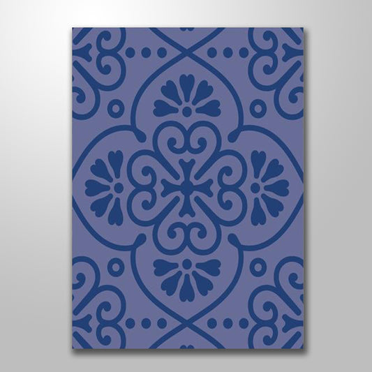 BLUE GEOMETRIC PATTERNS freeshipping - Wall Agenda