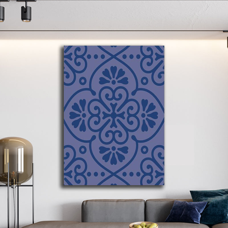 BLUE GEOMETRIC PATTERNS freeshipping - Wall Agenda