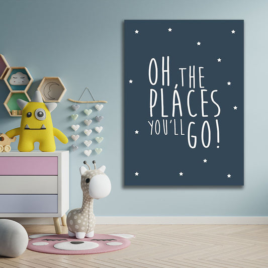 OH THE PLACES freeshipping - Wall Agenda