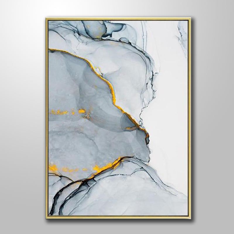 ABSTRACT MARBLING & GOLD freeshipping - Wall Agenda