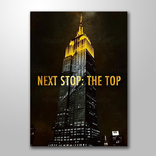 NEXT STOP THE TOP freeshipping - Wall Agenda