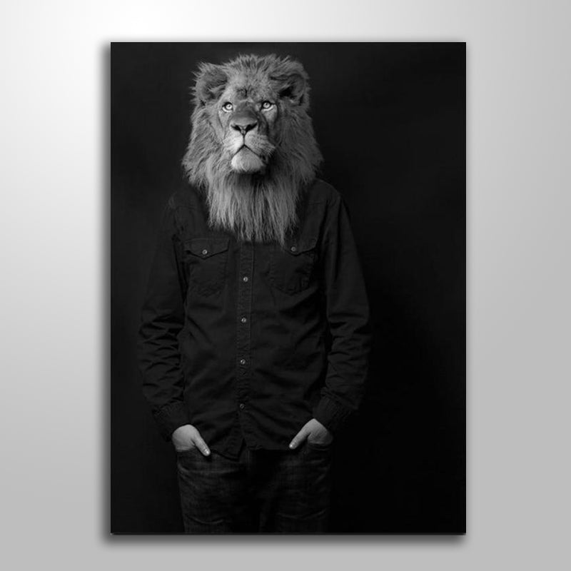 CLASSY LION PAINTING freeshipping - Wall Agenda