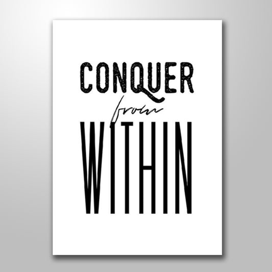 CONQUER WITHIN freeshipping - Wall Agenda
