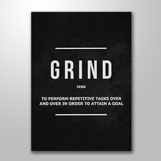 DAILY GRIND ON BLACK freeshipping - Wall Agenda