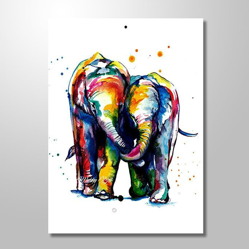 ELEPHANTS IN LOVE freeshipping - Wall Agenda