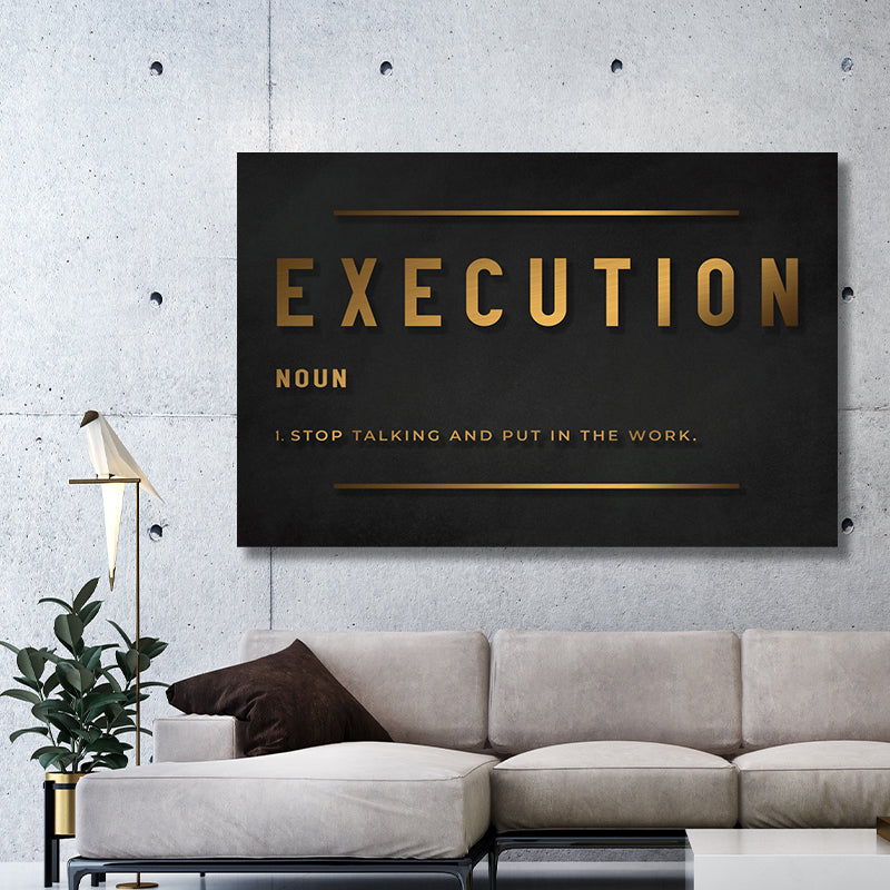 EXECUTION freeshipping - Wall Agenda