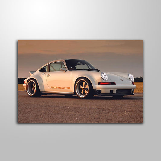 WHITE PORSCHE freeshipping - Wall Agenda