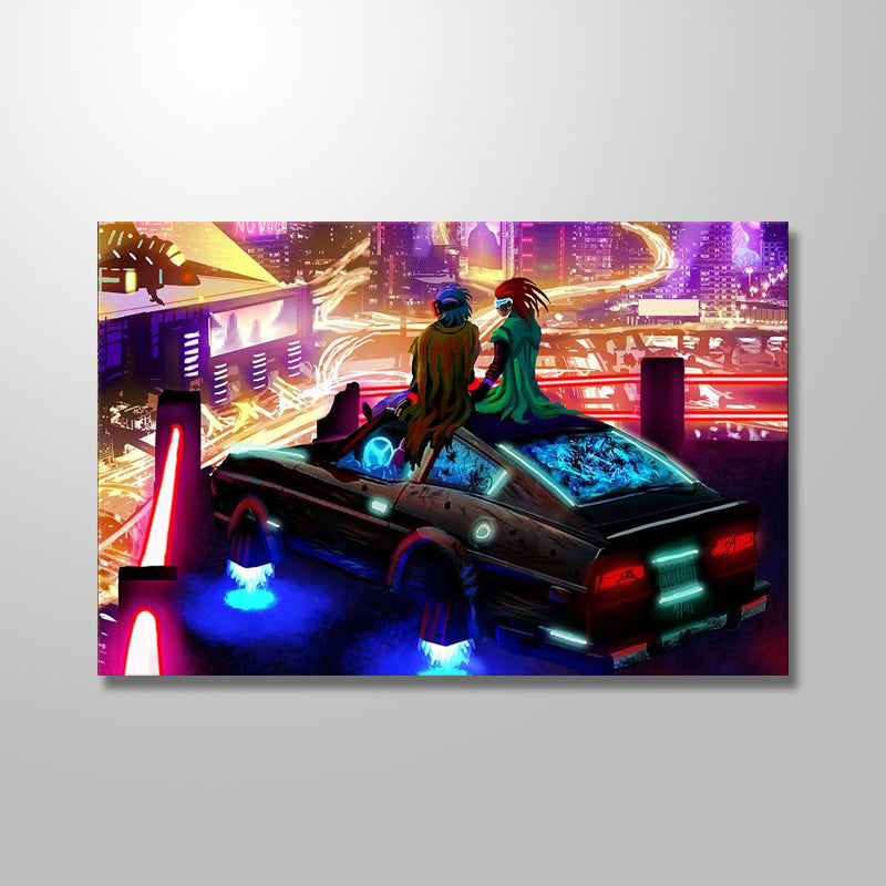 FUTURE CAR 2 PAINTING freeshipping - Wall Agenda