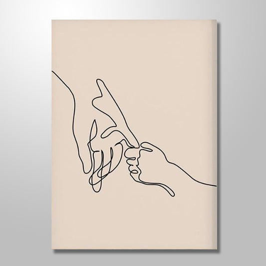 GENTLE TOUCH ABSTRACT freeshipping - Wall Agenda