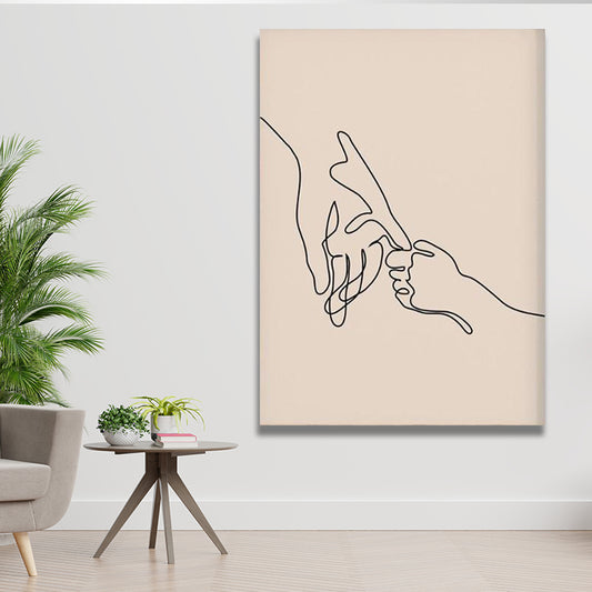 GENTLE TOUCH ABSTRACT freeshipping - Wall Agenda