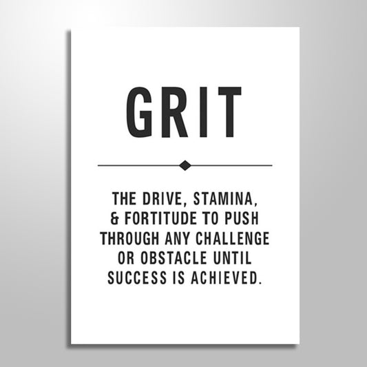 GET A GRIT ON WHITE freeshipping - Wall Agenda