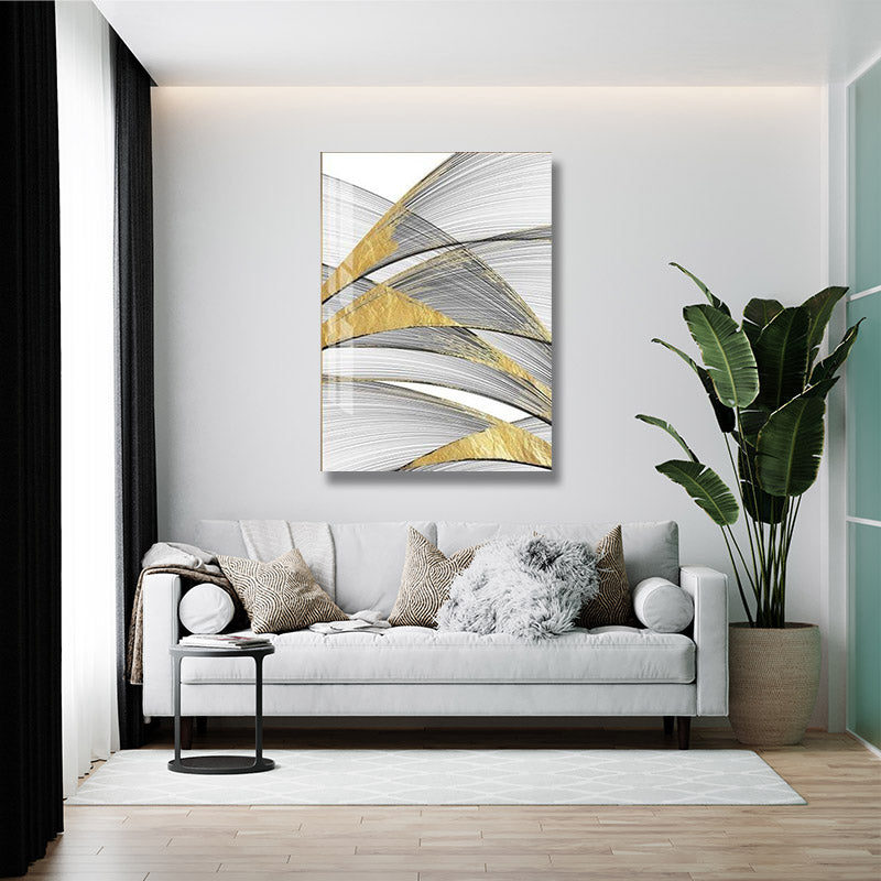 GOLD WHITE SHARDS freeshipping - Wall Agenda