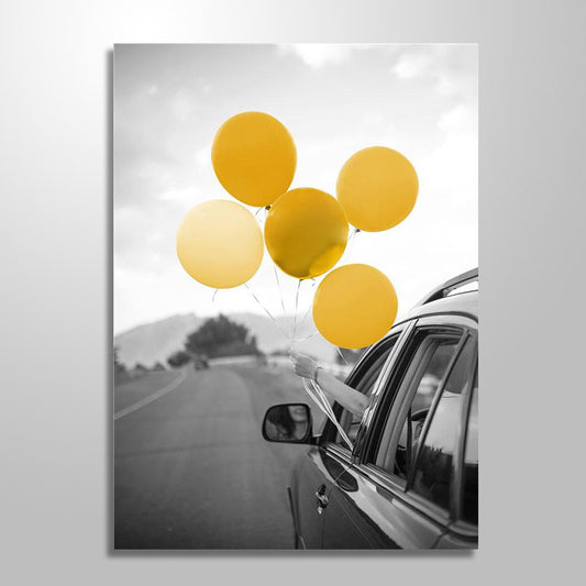 GOLDEN BALLOONS PAINTING mywallspace  16.99 Wall Agenda