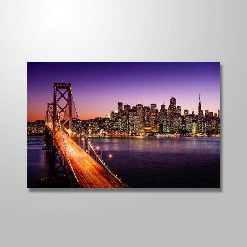 GOLDEN GATE SUNSET freeshipping - Wall Agenda