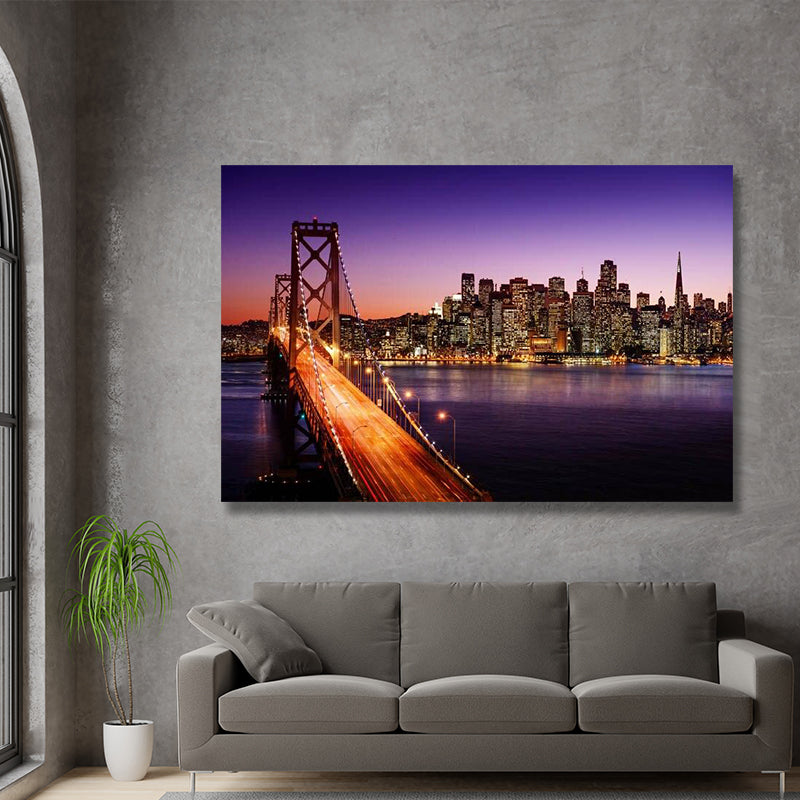 GOLDEN GATE SUNSET freeshipping - Wall Agenda