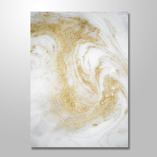 GOLDEN MARBLE ABSTRACT freeshipping - Wall Agenda
