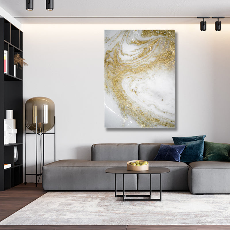 GOLDEN MARBLE ABSTRACT V2 freeshipping - Wall Agenda