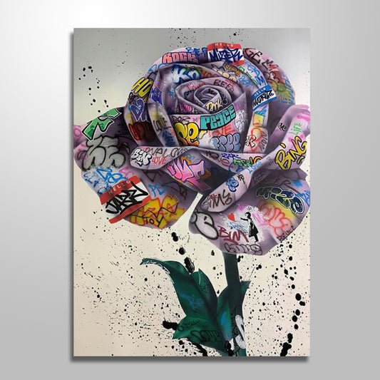 GRAFFITI ROSE freeshipping - Wall Agenda