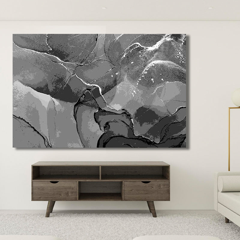 GRAY STORM ABSTRACT freeshipping - Wall Agenda