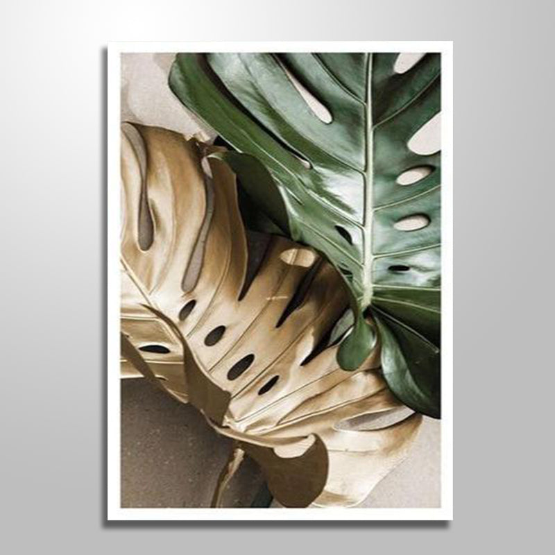 GREEN AND GOLD PALMS freeshipping - Wall Agenda