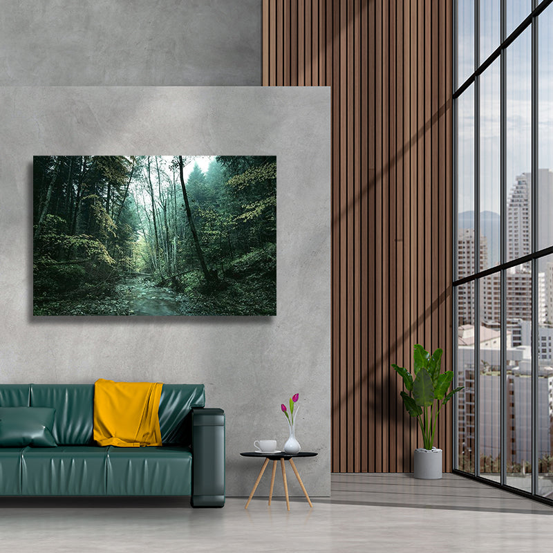 GREEN FOREST PAINTING freeshipping - Wall Agenda