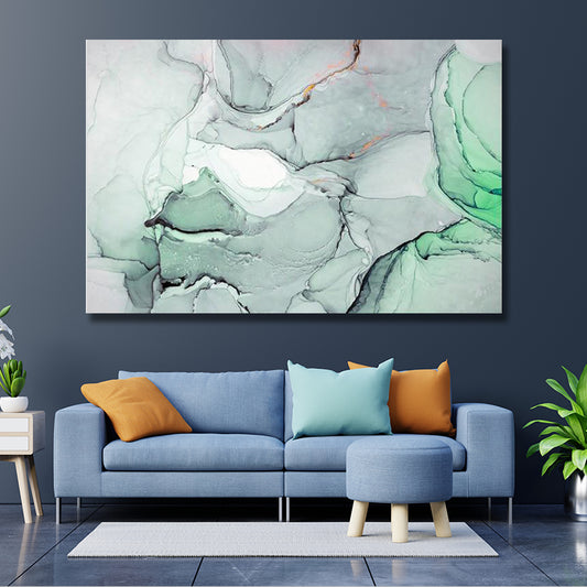 GREEN MARBLE PAINTING freeshipping - Wall Agenda