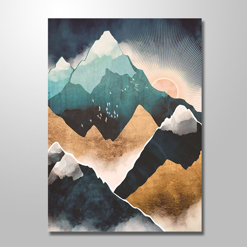 GREEN MOUNTAINS PAINTING freeshipping - Wall Agenda