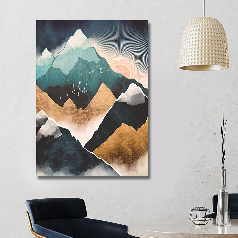 GREEN MOUNTAINS PAINTING freeshipping - Wall Agenda