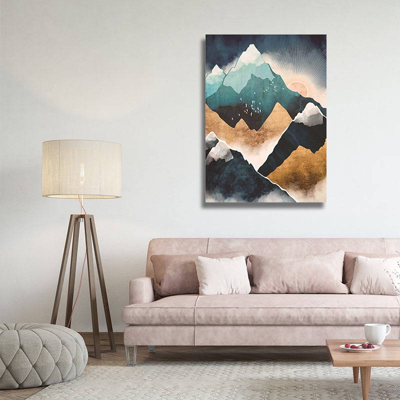 GREEN MOUNTAINS PAINTING freeshipping - Wall Agenda