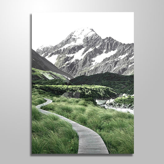 GREEN PATH PAINTING freeshipping - Wall Agenda