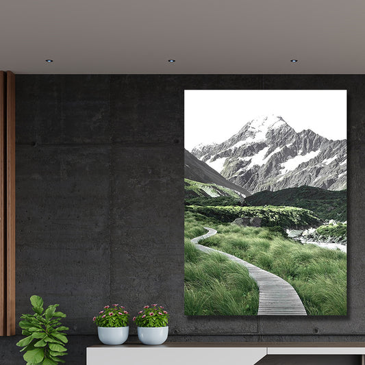 GREEN PATH PAINTING freeshipping - Wall Agenda