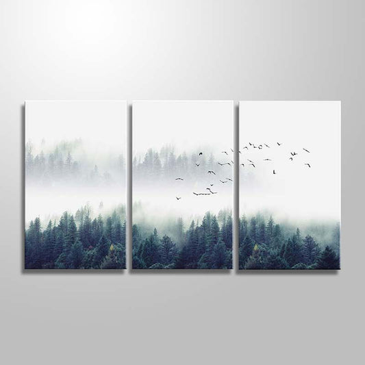 Abstract mountain Painting Wall Art  3 Piece freeshipping - Wall Agenda
