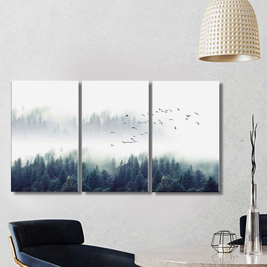 Abstract mountain Painting Wall Art  3 Piece freeshipping - Wall Agenda