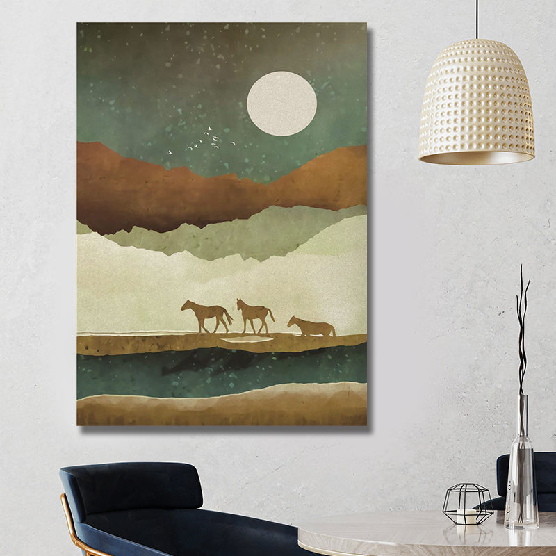 HORSE ABSTRACT freeshipping - Wall Agenda