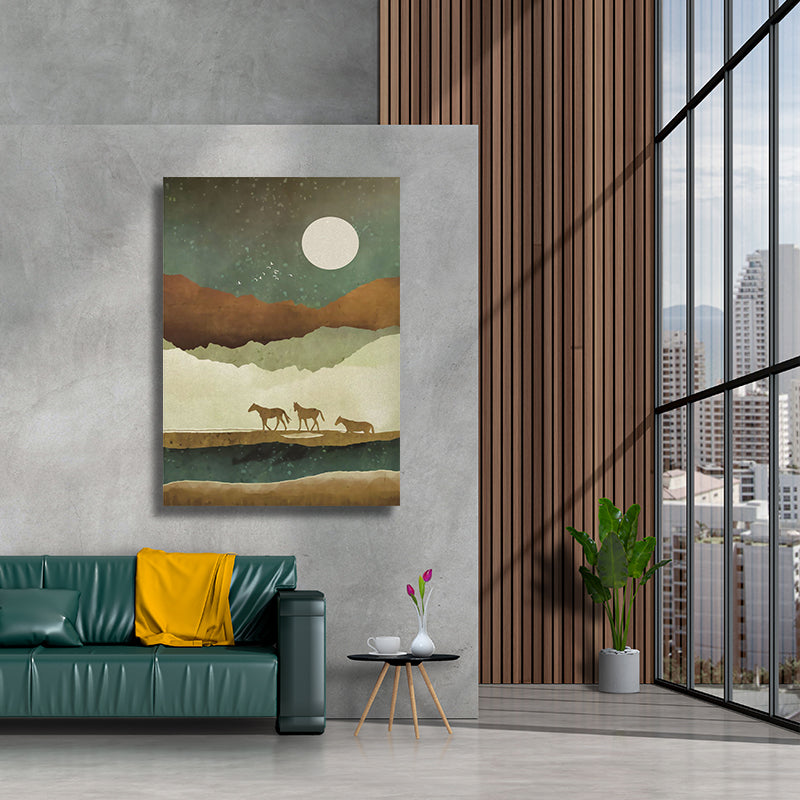 HORSE ABSTRACT freeshipping - Wall Agenda