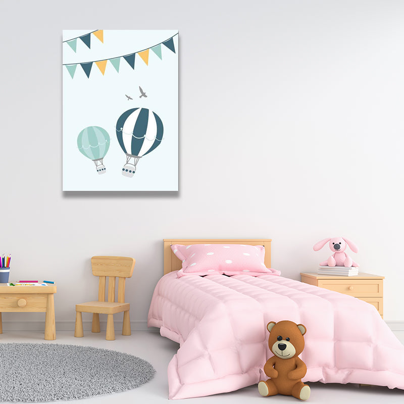 HOT AIR BALLOON KIDS PRINT freeshipping - Wall Agenda