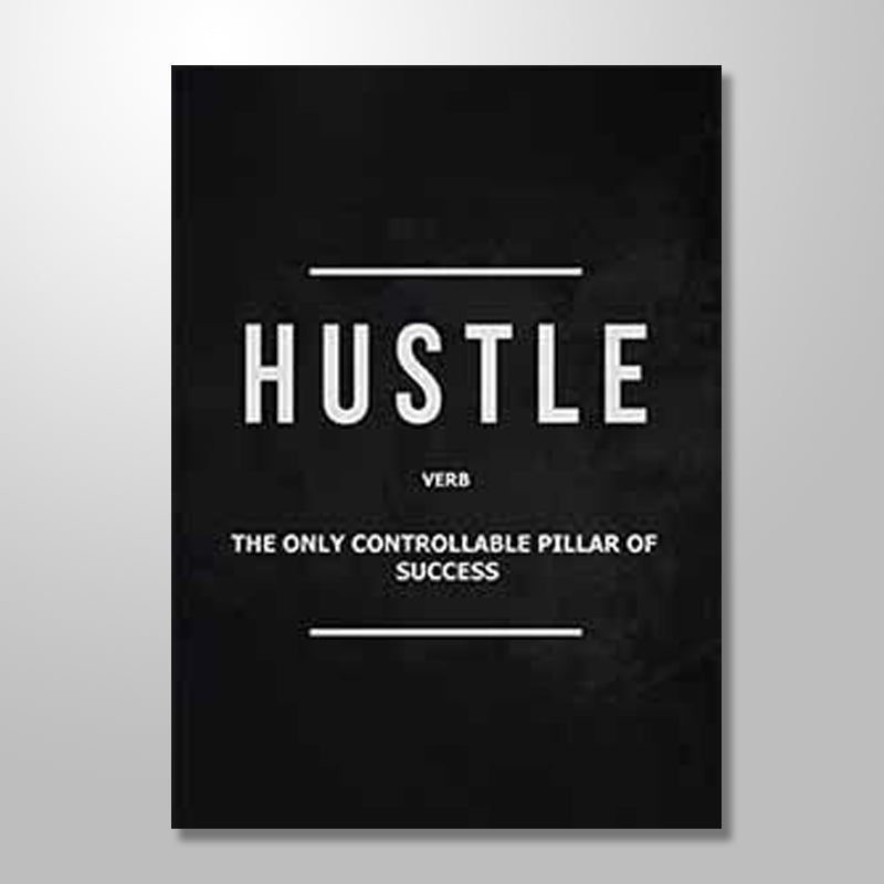 HUSTLE ON BLACK freeshipping - Wall Agenda