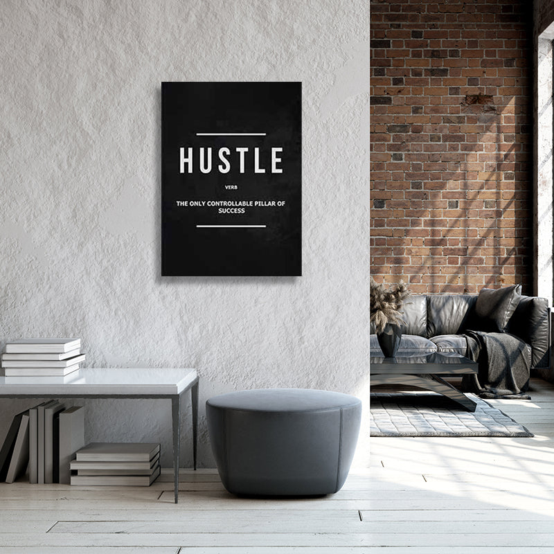 HUSTLE ON BLACK freeshipping - Wall Agenda