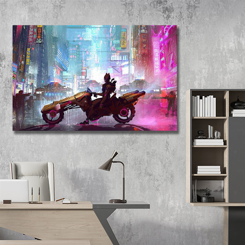 FUTURE BIKE PAINTING freeshipping - Wall Agenda