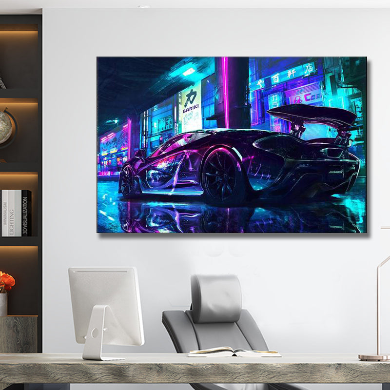 FUTURE CAR PAINTING freeshipping - Wall Agenda