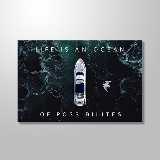 LIFE IS AN OCEAN OF POSSIBILITIES mywallspace  25.99 Wall Agenda