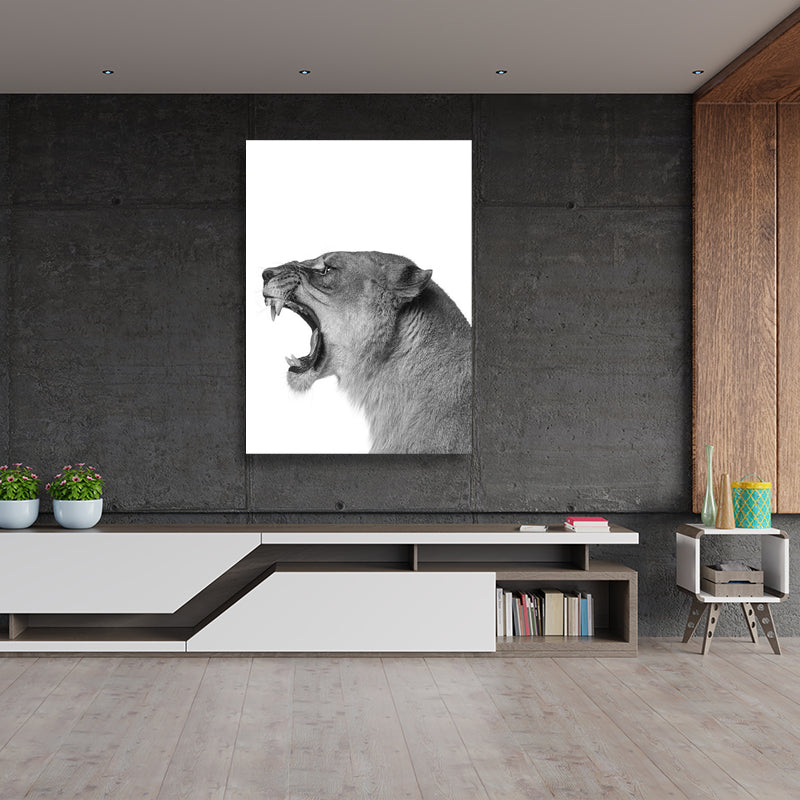 LIONESS PAINTING freeshipping - Wall Agenda