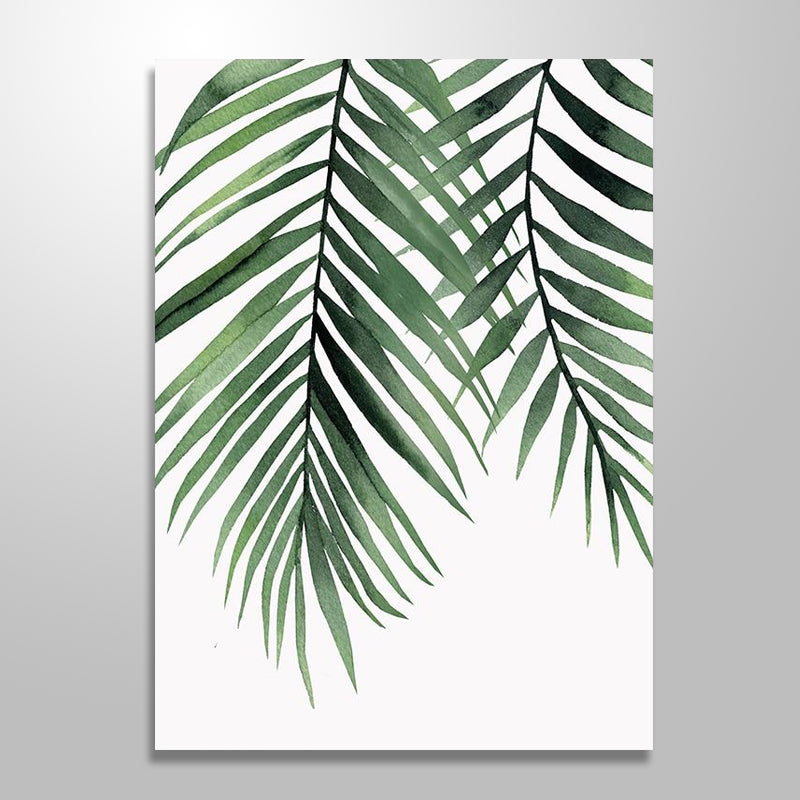 LONG LEAVES PAINTING freeshipping - Wall Agenda