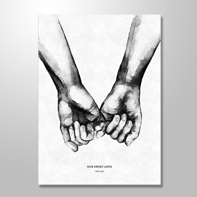 LOVERS HANDS mywallspace  19.99 Wall Agenda