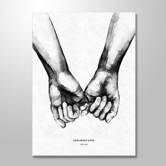 LOVERS HANDS mywallspace  19.99 Wall Agenda
