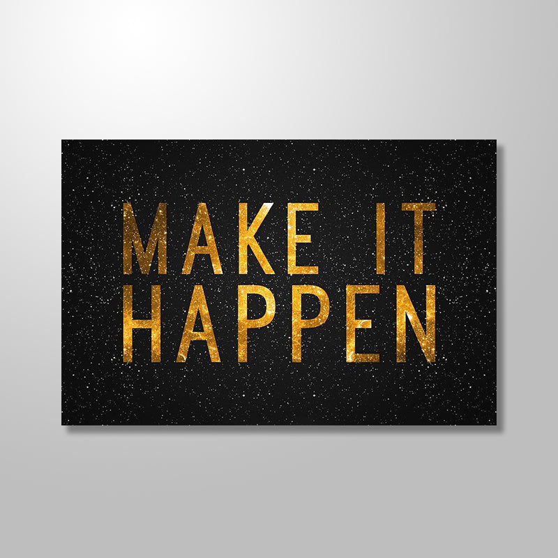 MAKE IT HAPPEN freeshipping - Wall Agenda