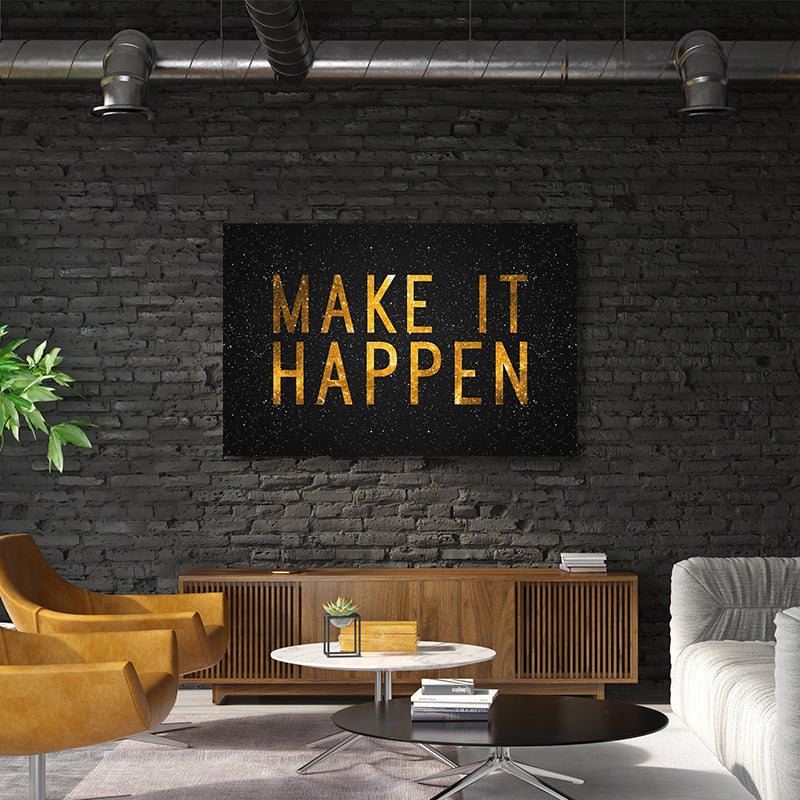 MAKE IT HAPPEN freeshipping - Wall Agenda