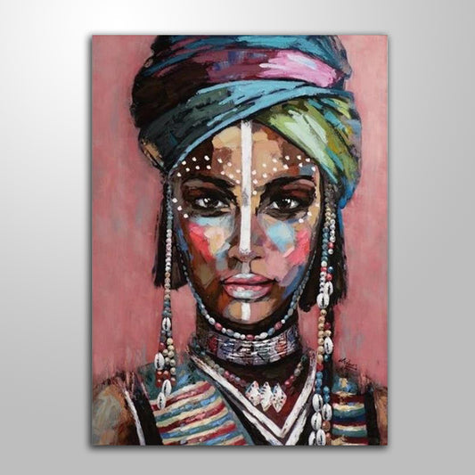 PINK TRIBAL WOMAN freeshipping - Wall Agenda