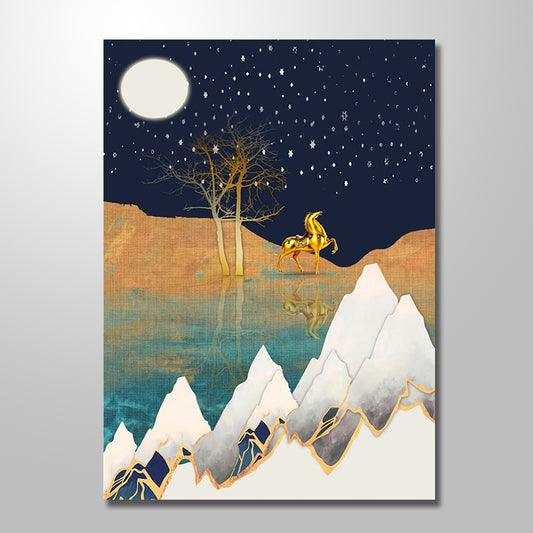 MOON AND MOUNTAIN freeshipping - Wall Agenda